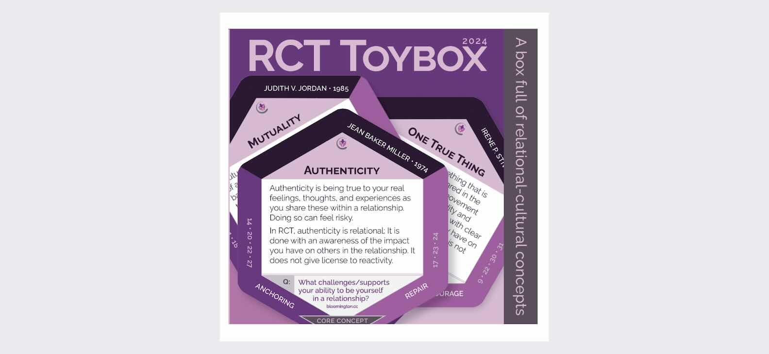 a picture of our box of relational-cultural cards